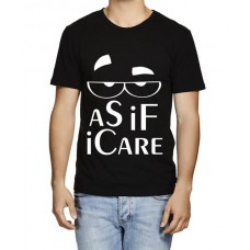 As If I Care Graphic Printed T-shirt