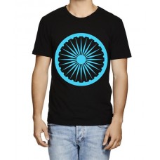Ashok Chakra Graphic Printed T-shirt