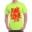 Awesome Never Give Up Graphic Printed T-shirt
