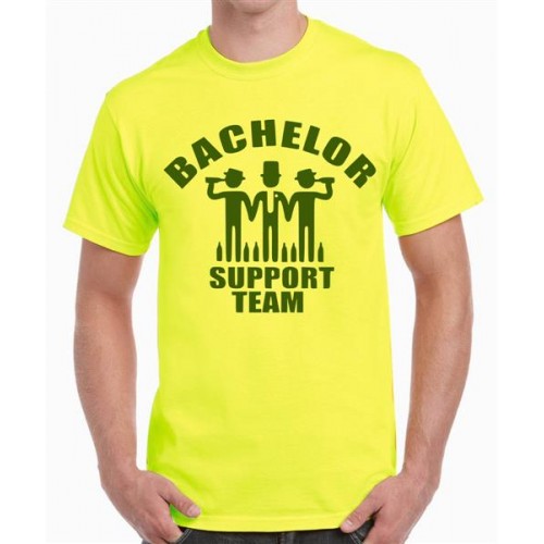 Bachelor Support Team Graphic Printed T-shirt