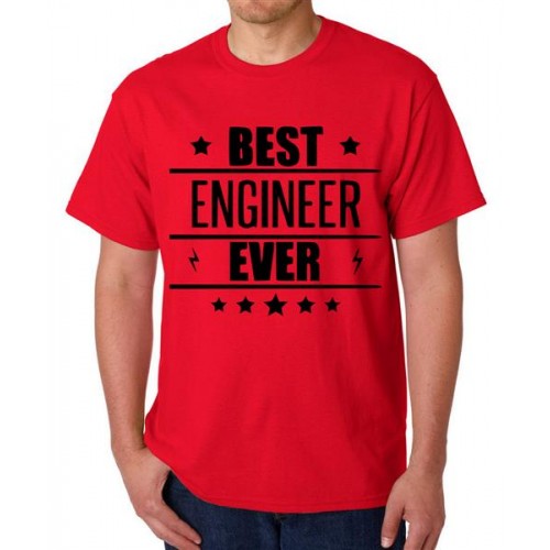Best Engineer Ever Graphic Printed T-shirt