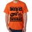 Men's Cotton Graphic Printed Half Sleeve T-Shirt - Born To Ride