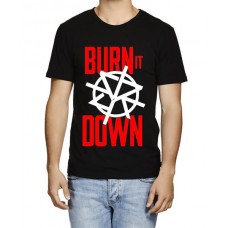 WWE Seth Rollins Burn It Down Graphic Printed T-shirt