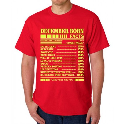 December Birthday Graphic Printed T-shirt