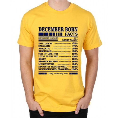 December Birthday Graphic Printed T-shirt