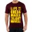 Men's Cotton Graphic Printed Half Sleeve T-Shirt - Life Is Chess