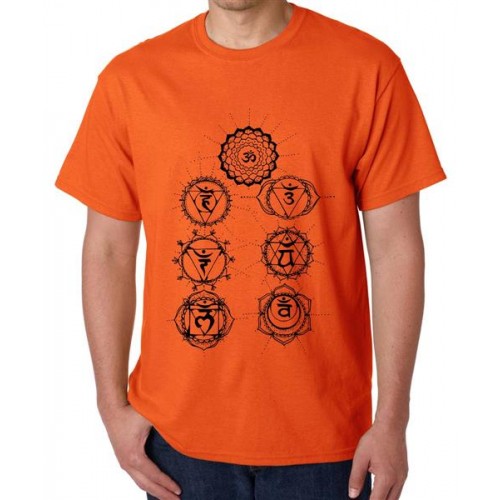 7 Chakras Graphic Printed T-shirt