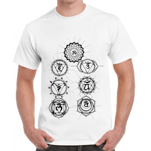 7 Chakras Graphic Printed T-shirt