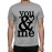 You And Me Love Graphic Printed T-shirt