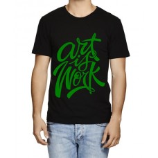 Art Is Work Graphic Printed T-shirt