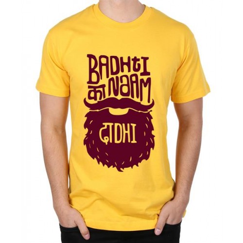 Badhti Ka Naam Dadhi Graphic Printed T-shirt