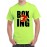 Men's Round Neck Cotton Half Sleeved T-Shirt With Printed Graphics - Boxing Fighter