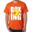 Men's Round Neck Cotton Half Sleeved T-Shirt With Printed Graphics - Boxing Fighter