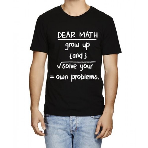 Dear Math Graphic Printed T-shirt