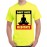 Men's Round Neck Cotton Half Sleeved T-Shirt With Printed Graphics - Do not Hate Meditate