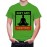 Men's Round Neck Cotton Half Sleeved T-Shirt With Printed Graphics - Do not Hate Meditate