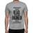 Men's Round Neck Cotton Half Sleeved T-Shirt With Printed Graphics - I Relax Engineer
