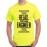 Men's Round Neck Cotton Half Sleeved T-Shirt With Printed Graphics - I Relax Engineer