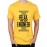 Men's Round Neck Cotton Half Sleeved T-Shirt With Printed Graphics - I Relax Engineer