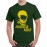 Men's Round Neck Cotton Half Sleeved T-Shirt With Printed Graphics - Jhukega Nahi