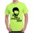 Men's Round Neck Cotton Half Sleeved T-Shirt With Printed Graphics - Jhukega Nahi