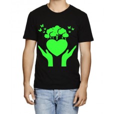 A Heart Nature Graphic Printed T-shirt