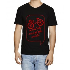 Ride Until The End Of The World Graphic Printed T-shirt