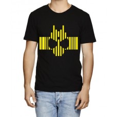 Men's Round Neck Cotton Half Sleeved T-Shirt With Printed Graphics - Rider Decade