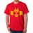 Men's Round Neck Cotton Half Sleeved T-Shirt With Printed Graphics - Rider Decade