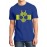 Men's Round Neck Cotton Half Sleeved T-Shirt With Printed Graphics - Rider Decade