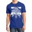 Men's Round Neck Cotton Half Sleeved T-Shirt With Printed Graphics - Speed Wolf Ride Death