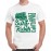 Men's Round Neck Cotton Half Sleeved T-Shirt With Printed Graphics - Surf Rider