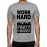 Work Hard Party Harder Graphic Printed T-shirt