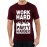 Work Hard Party Harder Graphic Printed T-shirt