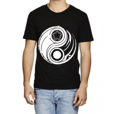Yin Yang Graphic Printed T-shirt