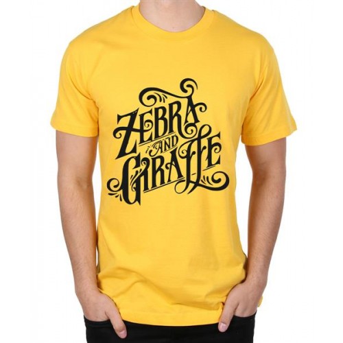 Zebra And Giraffe Graphic Printed T-shirt