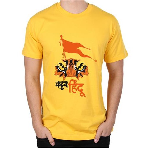Kattar Hindu Marathi Graphic Printed T-shirt