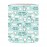 Breakfast Pattern Sky Blue Ceramic Printed Mug