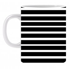 Iconic Girl Black White Ceramic Printed Mug