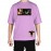 Men's Asta Black Graphic Printed Oversized T-shirt