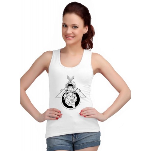 Astronaut Graphic Printed Tank Tops