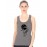 Astronaut Graphic Printed Tank Tops
