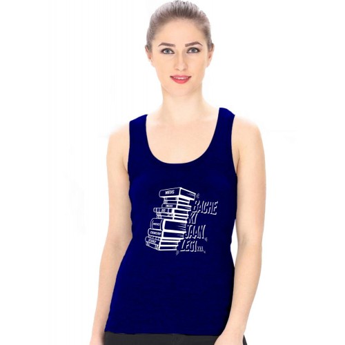 Bache Ki Jaan Legi Kya Graphic Printed Tank Tops