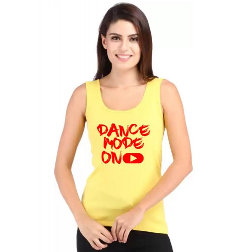 Beast Mode On Graphic Printed Tank Tops