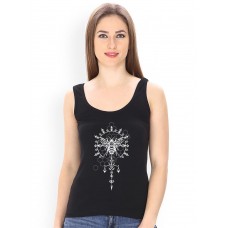 Bee Moon Graphic Printed Tank Tops