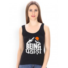 Being Pahadi Graphic Printed Tank Tops