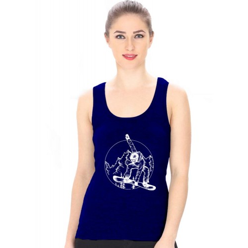 Enjoy Snow Graphic Printed Tank Tops