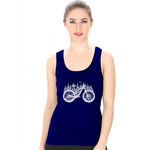 Forest Saver Graphic Printed Tank Tops