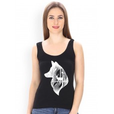 Fox Deer Graphic Printed Tank Tops