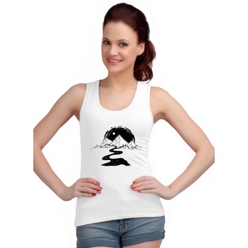 Galaxy Sea Graphic Printed Tank Tops